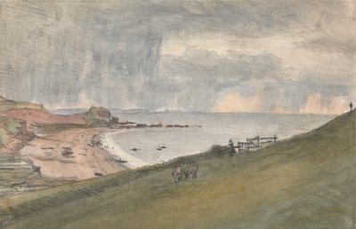 Budleigh, Salterton... Uma maneira mais fácil de descer o penhasco 作： Dr. William Crotch