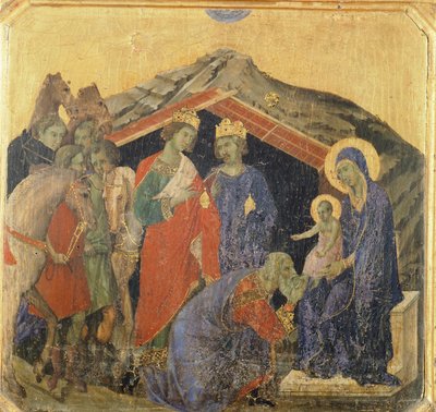 シエナの大聖堂のメエスタ 作： Duccio di Buoninsegna