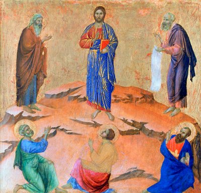 変容、1311 作： Duccio di Buoninsegna
