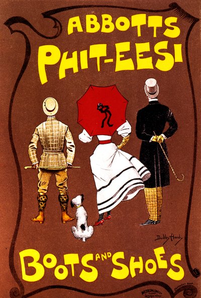 アボッツPhit-Eesiブーツと靴、c1887-1922 作： Dudley Hardy