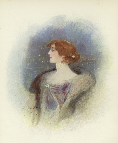 London Society Lady 作： Dudley Hardy