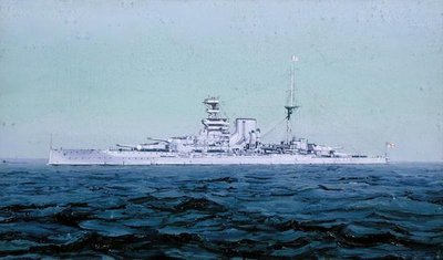 HMSクイーン・エリザベス 作： Duff Tollemache