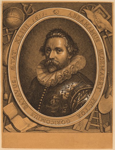 アブラハム・ブロマート 作： Dutch 18th Century after Paulus Moreelse