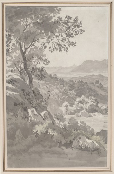 イタリアのカンパーニャの谷 作： Dutch 19th Century