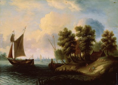 海の風景、17世紀 作： Dutch Master