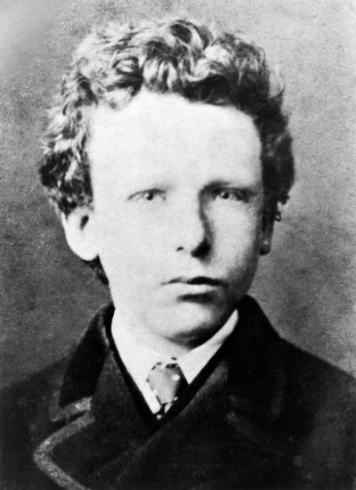 フィンセント・ファン・ゴッホ 13歳頃（モノクロ写真 作： Dutch Photographer