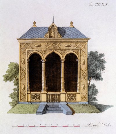 G.ファンラーによるガーデンジェムのマガジンのデザイン、1802年発行 作： Dutch School