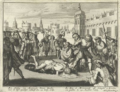 1685年7月15日、モンマス公爵の処刑 作： Dutch School