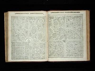 1699年に出版されたJohann van der Groenの「The Dutch Gardener」に掲載されたフランス式パルテール（171922年も参照 作： Dutch School
