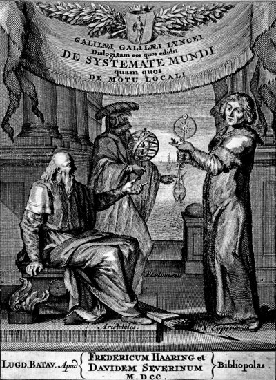 ガリレオによる世界の対話システムの最前線、1641年に発行された版 作： Dutch School