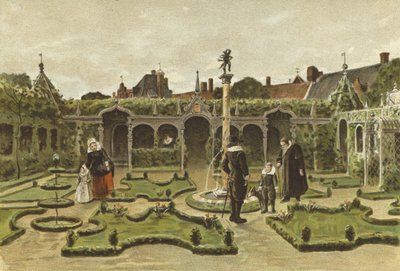 庭園の造園、オランダ、17世紀 作： Dutch School