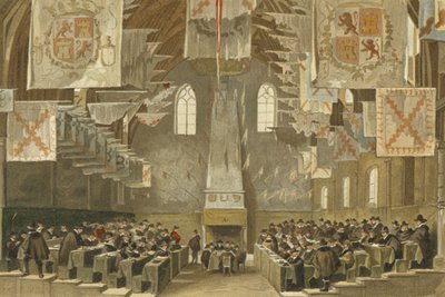 ビネンホフ大ホール、ハーグ、オランダ 作： Dutch School