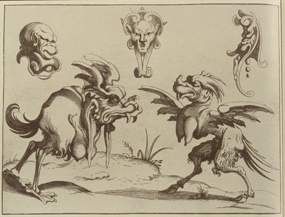 グロテスク、1637 作： Dutch School