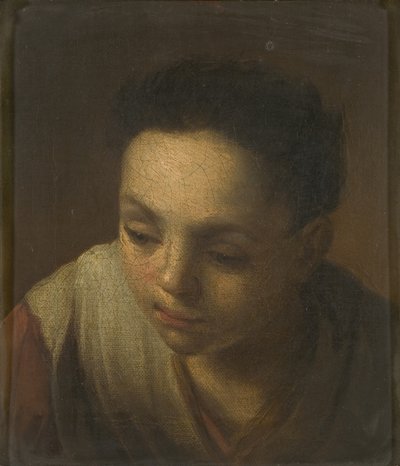 女の子の頭 作： Dutch School