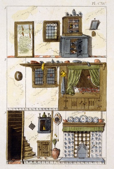 G Van Laarによるガーデンジェムのマガジンからのイラスト、1802 作： Dutch School