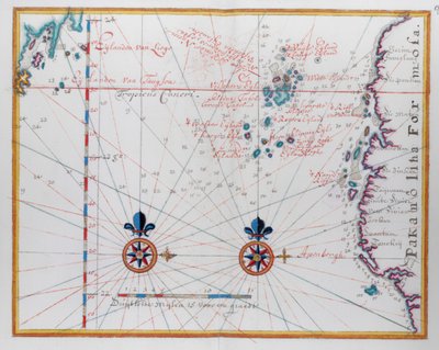 フォルモサの地図 (台湾) 作： Dutch School