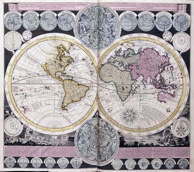 世界地図、1717年頃 作： Dutch School