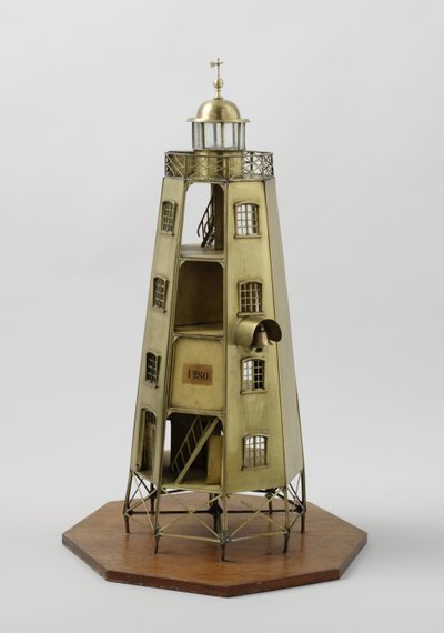 ジャワ島の灯台「Duiveneiland」の模型 作： Dutch School