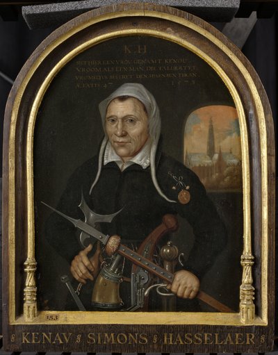 Plankenau Simonsdr Hasselaer、c.1590-1609 作： Dutch School