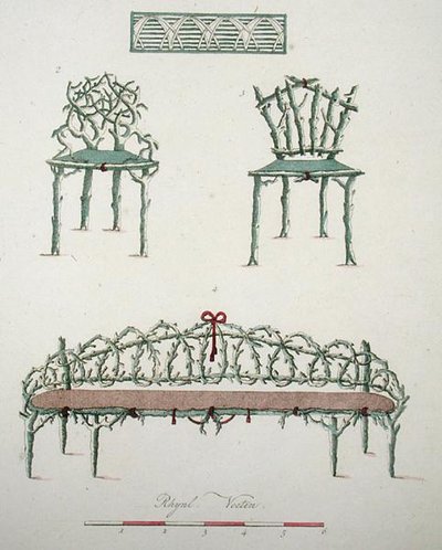 素朴なシート（G. van Laar著「Magazine of Garden Gems」（1802年発行）より 作： Dutch School