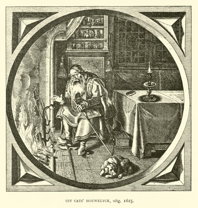 ジェイコブキャッツ作、1625年のホーウェリックのシーン 作： Dutch School