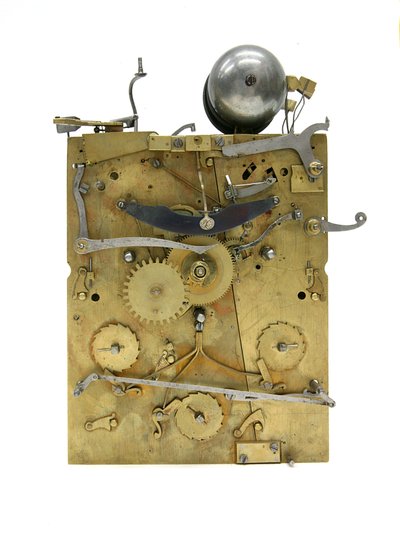 春の時計、1695年 作： Dutch School