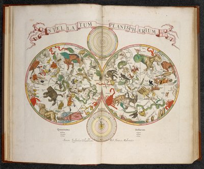 Stellatum Planisphaerium、黄道十二宮の星座早見盤 作： Dutch School