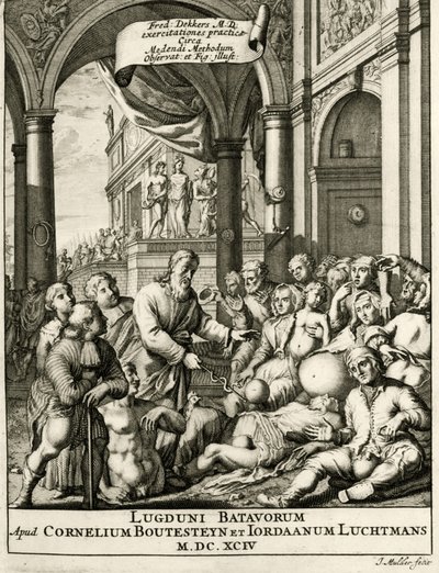 Frederic Dekkersによる実用的な治療法のインデックス、1694年 作： Dutch School