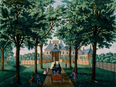 Hent Zeganpralent KennemerlantのHendrick de LethとMatthias Brouerius Van NidekによるWesterhout Houseが1700〜1730年頃に出版 作： Dutch School