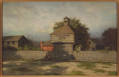 2番目のディアボーン砦、1888年 作： Dwight Benton