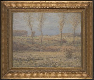 11月の朝（パネルに油彩） 作： Dwight William Tryon