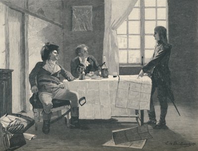 「1793年のニースでのボナパルト、タロー、ヴォルネイ」、1896年 作： E.G.H. Del
