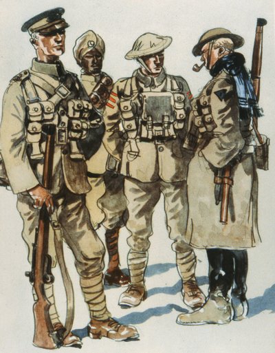 イギリス陸軍の野戦軍服 作： E. (after) Dobrich