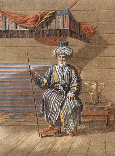 イェゴル・スコトニコフ（1782-1843）が彫ったタルタル・エルダー（リトグラフ版 作： E. (after) Karnejeff