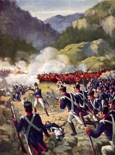 ブサコの戦い、1810 作： E. A. Dyer