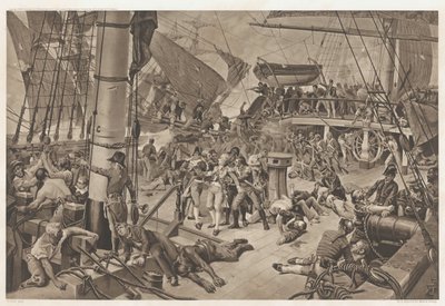トラファルガー海戦、1805年 トラファルガーの戦い (オブジェクトのタイトル) 作： E. Albert and Co.