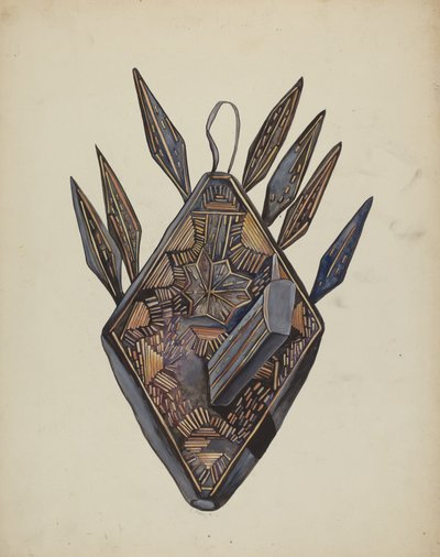 キャンドル燭台、c。 1936年。 作： E. Boyd