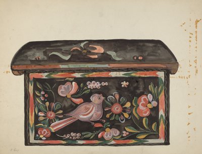 ネイティブ パイン ボックス、19351942。 作： E. Boyd