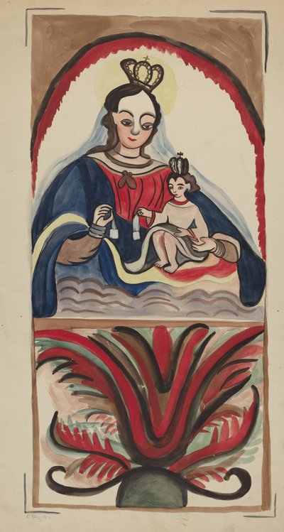レタブロ - 処女と子供、1935年1942年。 作： E. Boyd
