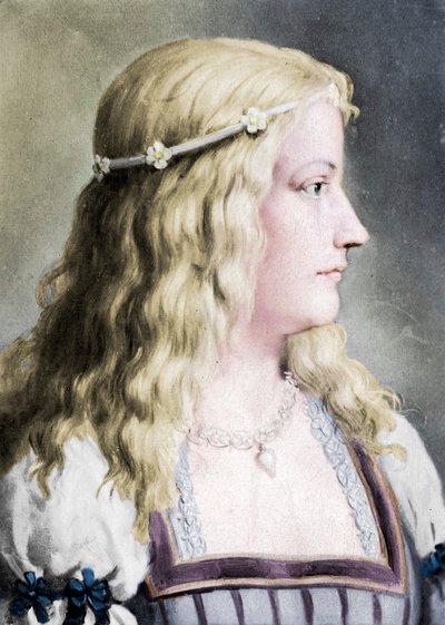 ルクレツィア・ボルジア 1480～1519年、18世紀頃 作： E Hader