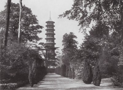 キューガーデン、1900年頃（モノクロ写真） 作： E. J. Wallis