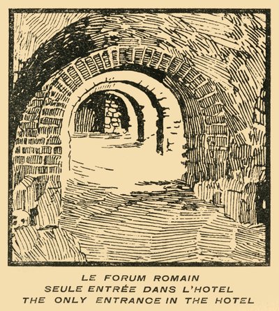 「Le Forum Romain Seul Entree」Dans L