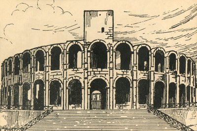「Les Arenes - The Arena」、1920 年代。 作： E Laget
