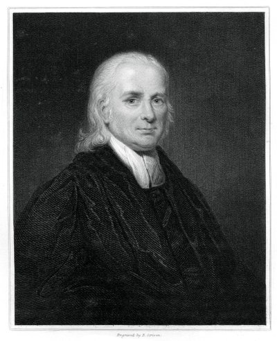 クリスチャンフリードリッヒシュヴァルツ、ドイツのプロテスタント宣教師、1834年。 作： E. Scriven