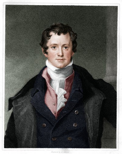 ハンフリー・デイビー、イギリスの化学者、1833 作： E. Scriven