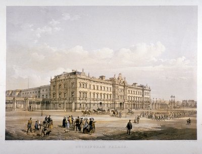 バッキンガム宮殿、ロンドン、1852 作： E Walker