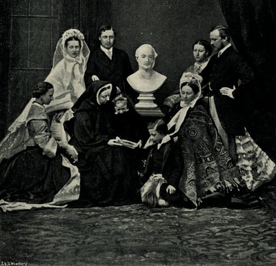 ロイヤルファミリーグループ、1863年3月10日、c1897。 作： E. and S. Woodbury
