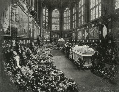 HRHの葬儀、クラレンス公爵、1892年1月、c1897 作： E. and S. Woodbury