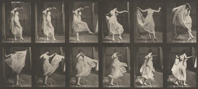 プレート番号 188。ダンシング ファンシー、1887 年。 作： Eadweard Muybridge