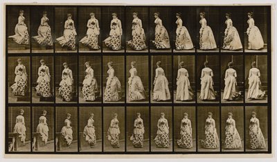 階段の下降と旋回（『Animal Locomotion』より 作： Eadweard Muybridge